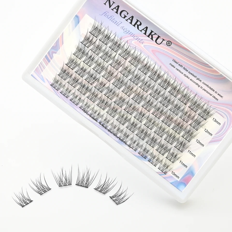Individual Fishtail Cluster Lashes